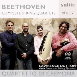 Complete String Quartets, Vol. 5 by Beethoven ;   Lawrence Dutton ,   Quartetto di Cremona