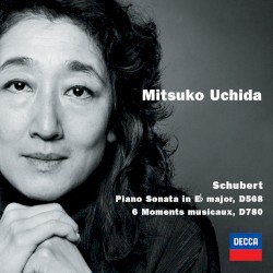 Piano Sonata in E-flat major D568 / 6 moments musicaux D780 by Schubert ;   Mitsuko Uchida