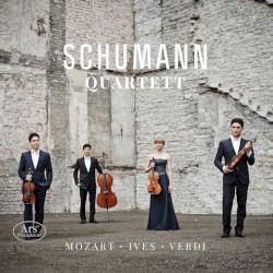 String Quartets by Mozart ,   Ives ,   Verdi ;   Schumann Quartett