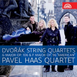 String Quartets: G major, op. 106 / F major, op. 96 "American" by Dvořák ;   Pavel Haas Quartet
