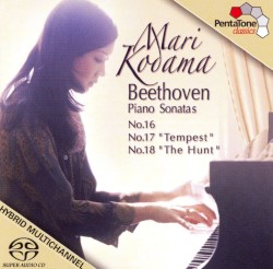 Piano Sonatas: No. 16 / No. 17 "Tempest" / No. 18 "The Hunt" by Ludwig van Beethoven ;   Mari Kodama