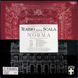 Norma by Bellini ;   Maria Callas ,   Mario Filippeschi ,   Ebe Stignani ,   Orchestra  e   Coro del Teatro alla Scala di Milano ,   Tullio Serafin