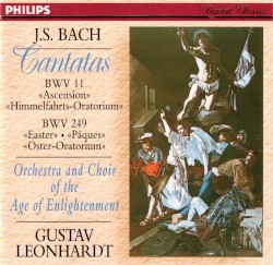 Cantatas BWV 11 & BWV 249 by J.S. Bach ;   Orchestra  and   Choir of the Age of Enlightenment ,   Gustav Leonhardt