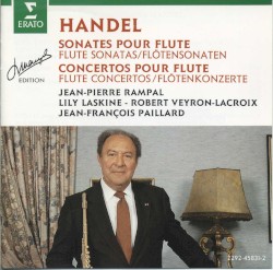 Flute Concertos & Sonatas by Handel ;   Jean-Pierre Rampal ,   Lily Laskine ,   Robert Veyron‐Lacroix ,   Jean‐François Paillard