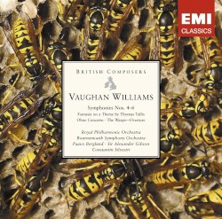 Symphonies nos. 4-6 / Fantasia / Oboe Concerto / The Wasps by Vaughan Williams ;   Royal Philharmonic Orchestra ,   Bournemouth Symphony Orchestra ,   Paavo Berglund ,   Sir Alexander Gibson ,   Constantin Silvestri