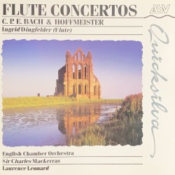 Flute Concertos by C.P.E. Bach ,   Hoffmeister ;   Ingrid Dingfelder ,   English Chamber Orchestra ,   Sir Charles Mackerras