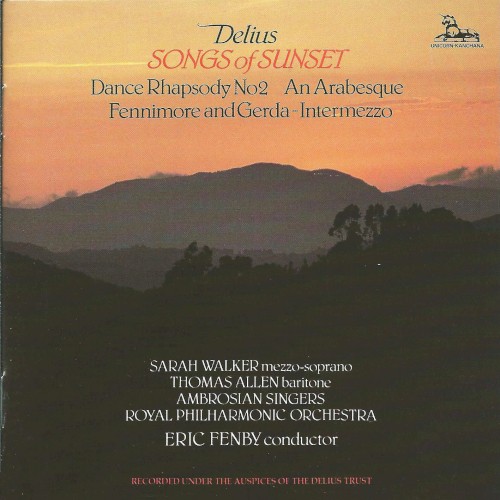 Songs of Sunset / Dance Rhapsody no. 2 / An Arabesque / Fennimore and Gerda: Intermezzo