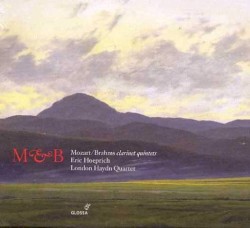 Clarinet Quintets by Mozart ,   Brahms ;   Eric Hoeprich ,   London Haydn Quartet