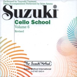 Suzuki Cello School, Volume 6, Revised by Suzuki Method International ;   Tsuyoshi Tsutsumi