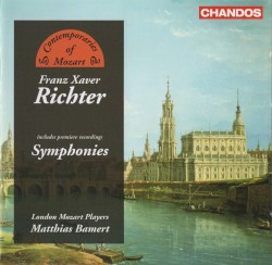 Symphonies by Franz Xaver Richter ;   London Mozart Players ,   Matthias Bamert
