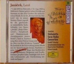 Sinfonietta / Taras Bulba / Concertino by Janáček ;   Rudolf Firkušný ,   Bavarian Radio Symphony Orchestra ,   Rafael Kubelík