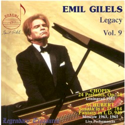 Emil Gilels Legacy, Vol. 9: Chopin / Schubert by Chopin ,   Schubert ;   Emil Gilels
