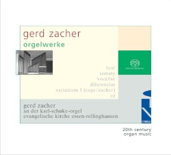 Orgelwerke by Gerd Zacher ;   Gerd Zacher