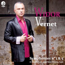 Symphonies no. 1 & 5 by Widor ;   Olivier Vernet