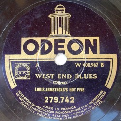 West End Blues / Dinah by Louis Armstrong's Hot Five  /   Louis Armstrong And His Orchestra