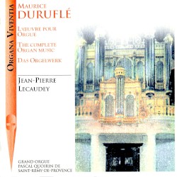 L’Œuvre pour orgue by Maurice Duruflé ;   Jean‐Pierre Lecaudey