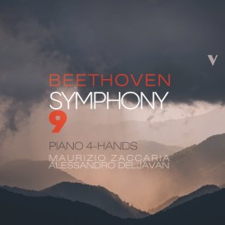 Symphony no. 9 (Piano 4-Hands) by Beethoven ;   Maurizio Zaccaria ,   Alessandro Deljavan