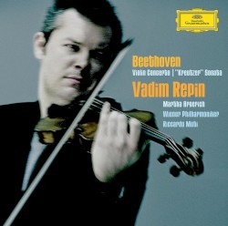Violin Concerto / "Kreutzer" Sonata by Beethoven ;   Vadim Repin ,   Martha Argerich ,   Wiener Philharmoniker ,   Riccardo Muti
