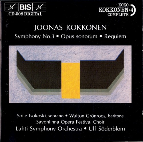 Symphony no. 3 / Opus sonorum / Requiem