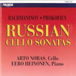 Russian Cello Sonatas by Sergei Rachmaninoff ,   Sergei Prokofiev ;   Arto Noras ,   Eero Heinonen