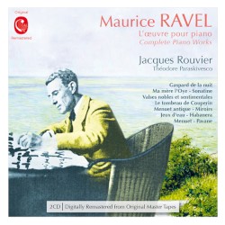 l'Oeuvre pour Piano by Maurice Ravel ;  Jacques Rouvier ,   Théodore Paraskivesco