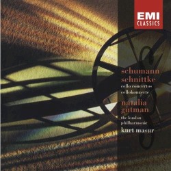 Cello Concertos by Schumann ,   Schnittke ;   Natalia Gutman ,   The London Philharmonic ,   Kurt Masur
