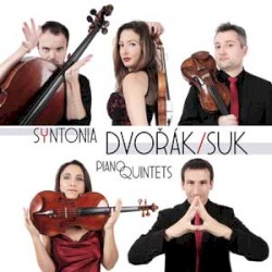 Piano Quintets by Dvořák ,   Suk ;   Ensemble Syntonia