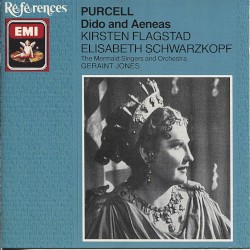 Dido and Aeneas by Purcell ;   Kirsten Flagstad ,   Elisabeth Schwarzkopf ,   The Mermaid Singers and Orchestra ,   Geraint Jones