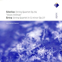 Sibelius: String Quartet, op. 56 "Voces intimae" / Grieg: String Quartet in G minor, op. 27 by Sibelius ,   Grieg ;   New Helsinki Quartet