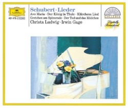 Lieder by Schubert ;   Christa Ludwig ,   Irwin Gage