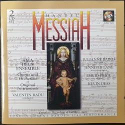 Messiah by Handel ;   Julianne Baird ,   Jennifer Lane ,   David Price ,   Kevin Deas ,   Ama Deus Ensemble ,   Valentin Radu