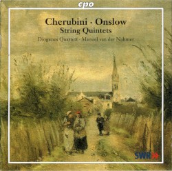 String Quintets by Cherubini ,   Onslow ;   Diogenes Quartett ,   Manuel van der Nahmer