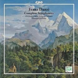 Complete Symphonies by Franz Danzi ;   Orchestra della Svizzera italiana ,   Howard Griffiths