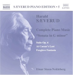 Complete Piano Music, Volume 5: Sonata in G minor by Harald Sæverud ;   Einar Steen-Nøkleberg