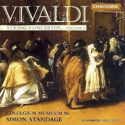 String Concertos, Volume 3 by Vivaldi ;   Collegium Musicum 90 ,   Simon Standage