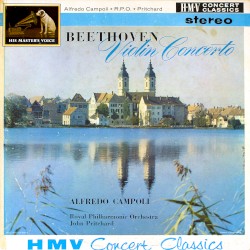 Violin Concerto by Beethoven ;   Alfredo Campoli ,   Royal Philharmonic Orchestra ,   John Pritchard