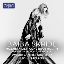 Violin Concertos nos. 1-5 by Mozart ;   Baiba Skride ,   Swedish Chamber Orchestra ,   Eivind Aadland
