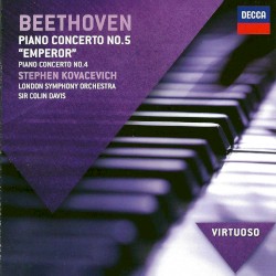 Piano Concerto no. 5 "Emperor"/ Piano Concerto no. 4 by Beethoven ;   Stephen Kovacevich ,   London Symphony Orchestra ,   Sir Colin Davis
