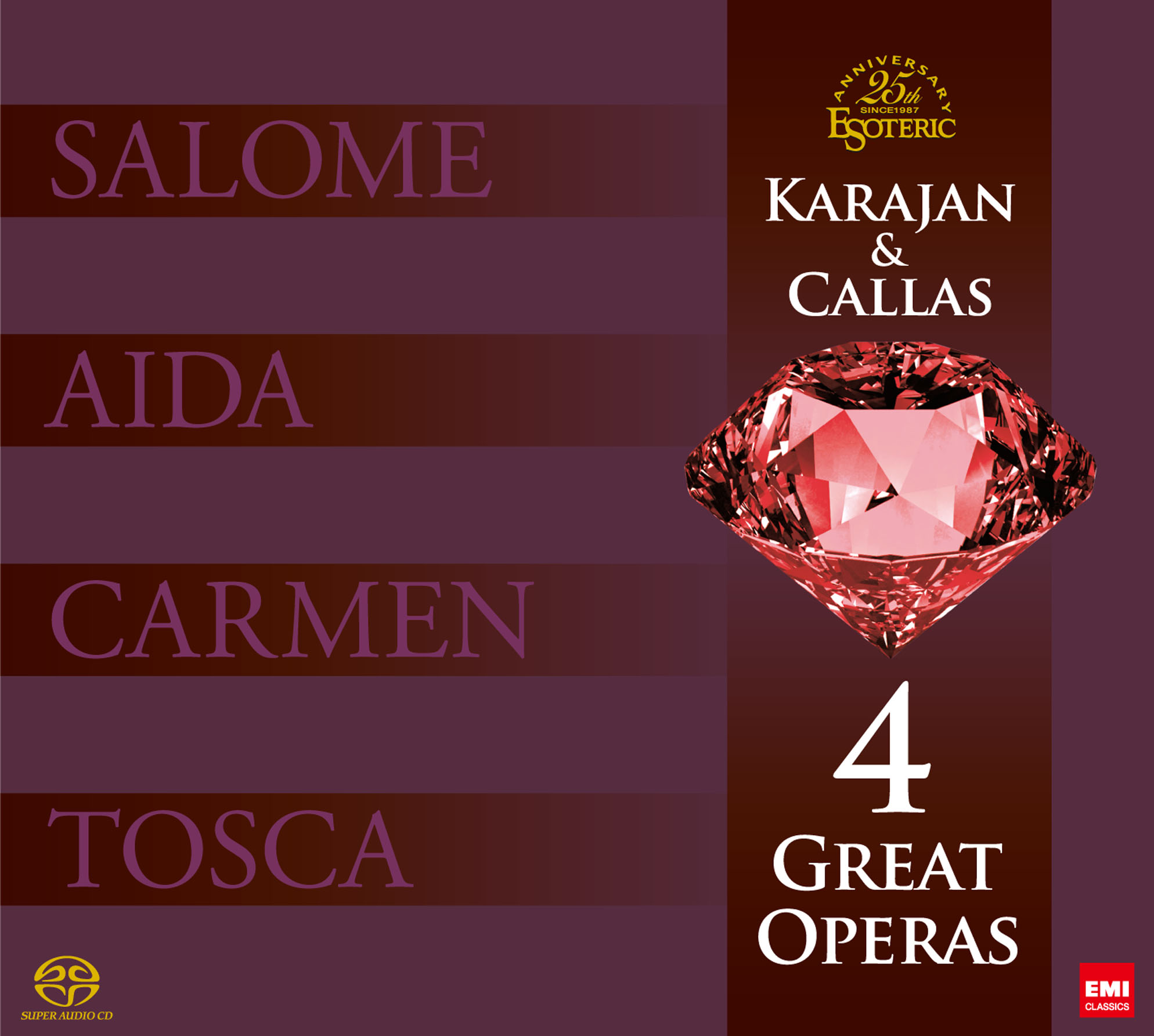 ESOTERIC エソテリック「カラヤン＆カラス グレート4オペラズ」SACD 