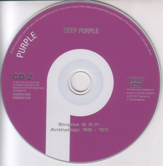 Release “Singles & E.P. Anthology '68–'80” by Deep Purple - Cover 