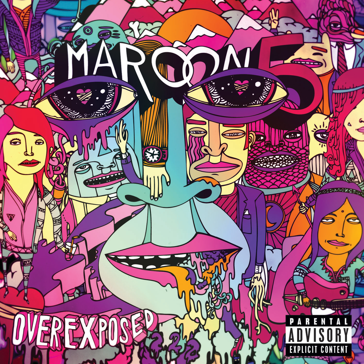 Release “Overexposed” by Maroon 5 - Cover Art - MusicBrainz