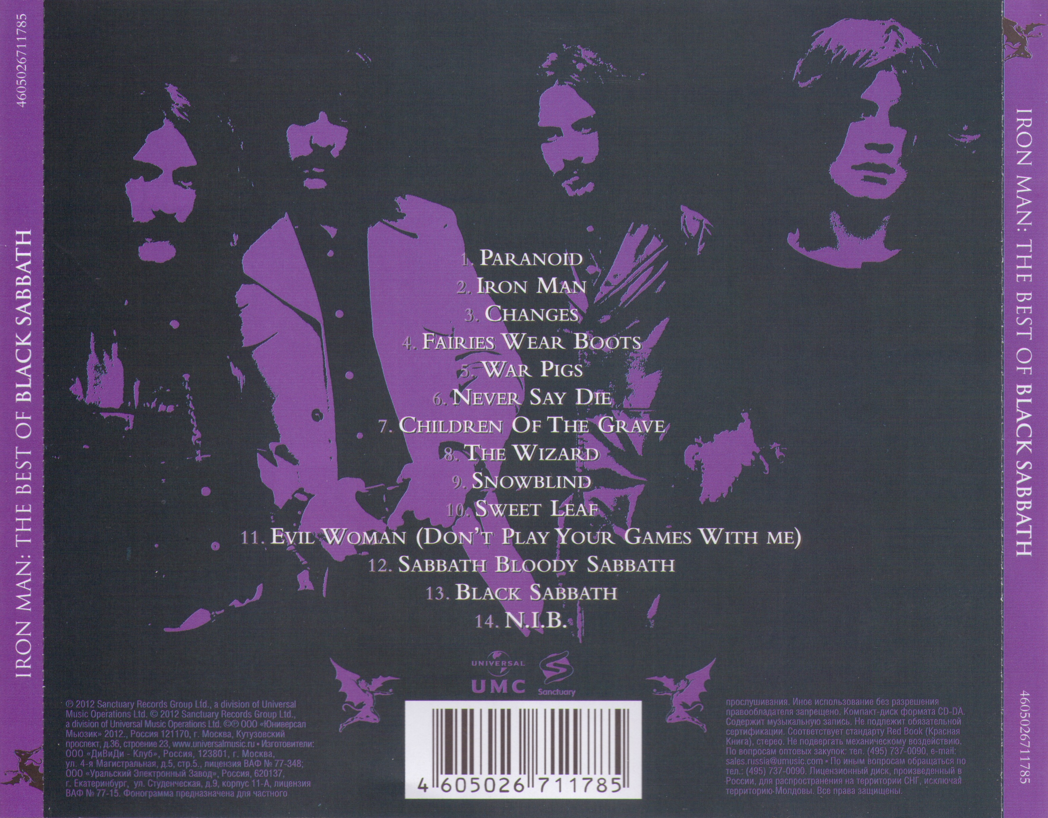 Release “Iron Man: The Best of Black Sabbath” by Black Sabbath 