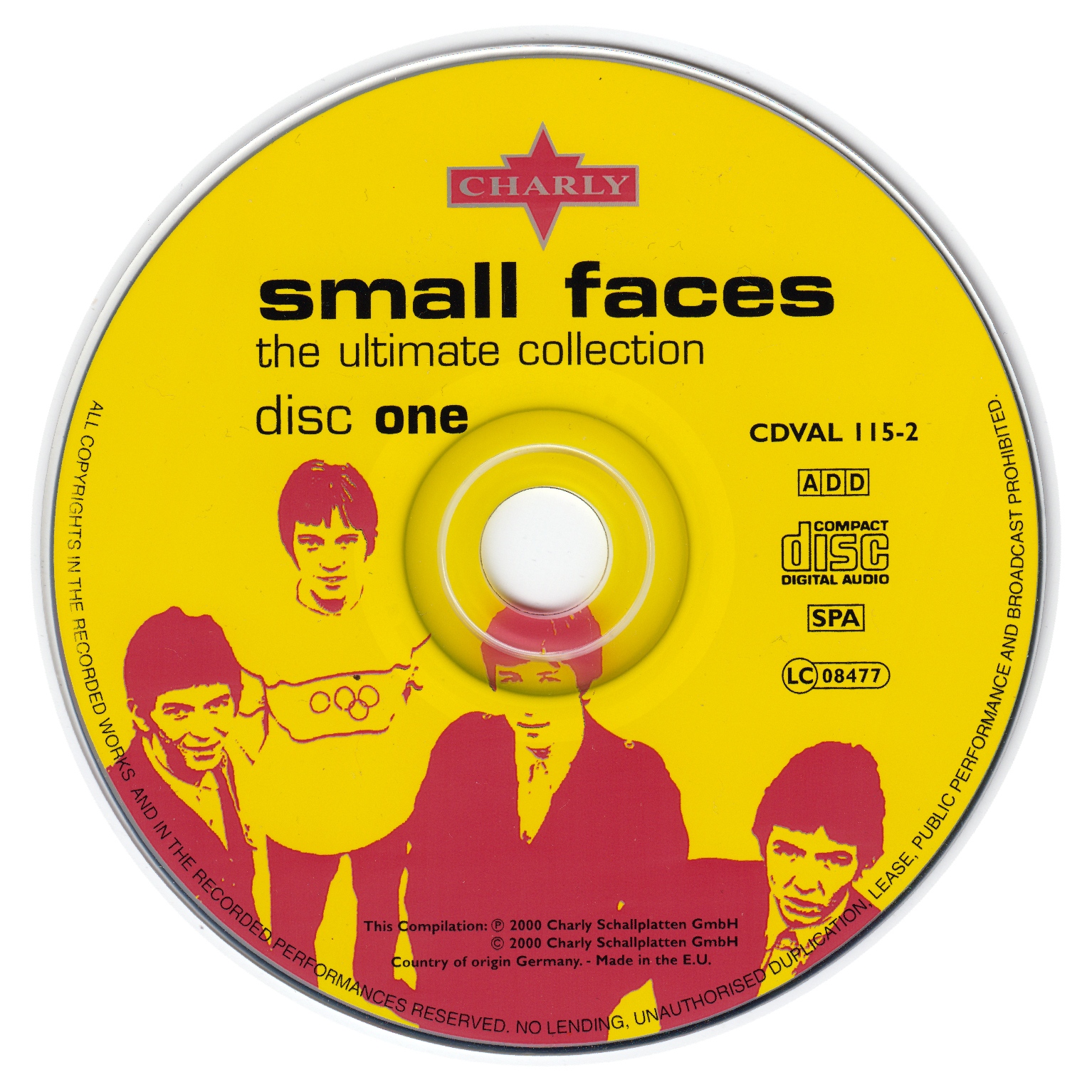 Release “The Ultimate Collection” by Small Faces - Cover Art 