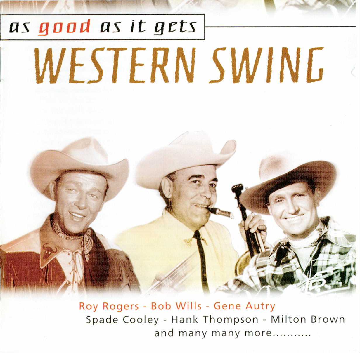 Release “As Good as It Gets: Western Swing” by Various Artists ...