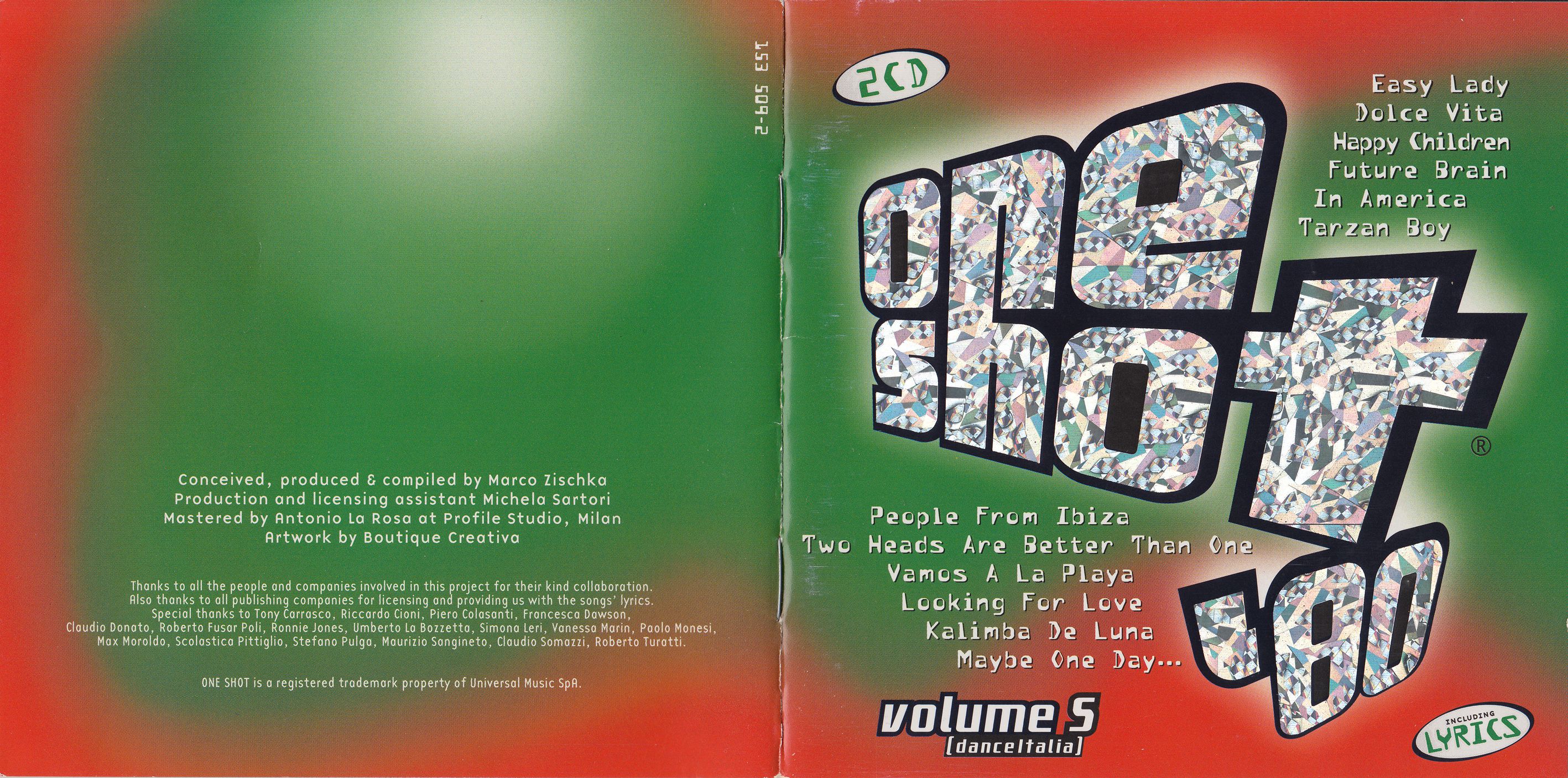 Release “One Shot '80, Volume 5: Dance Italia” by Various Artists - Cover  art - MusicBrainz