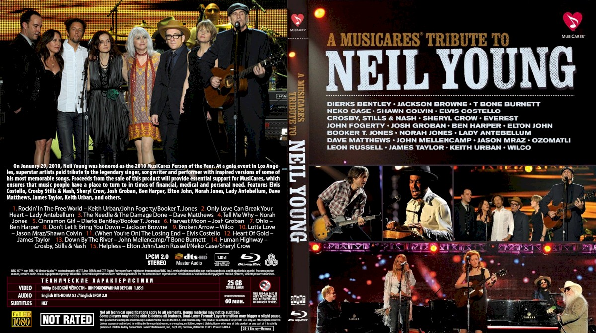 Release “A MusiCares Tribute to Neil Young” by Various Artists - Cover Art  - MusicBrainz