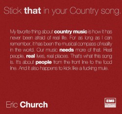 Eric Church - Stick That In Your Country Song