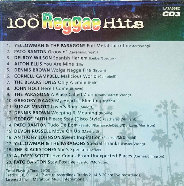 Release “100 Reggae Hits” by Various Artists - Cover art - MusicBrainz