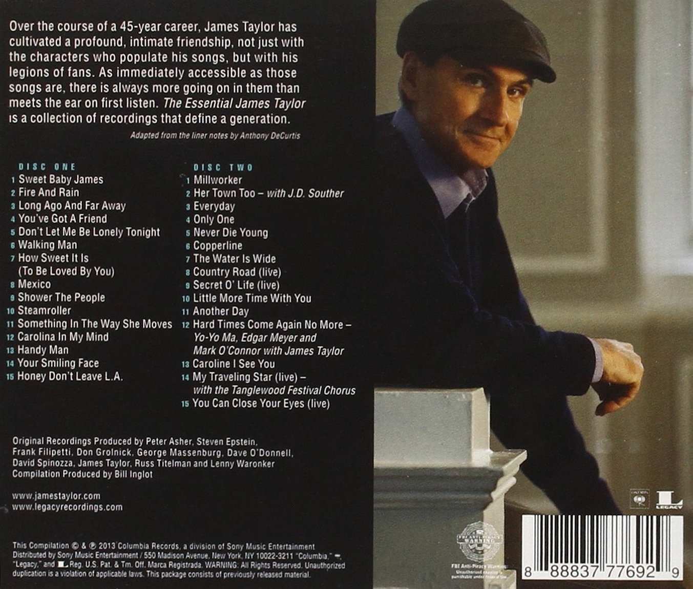 Release “The Essential James Taylor” by James Taylor