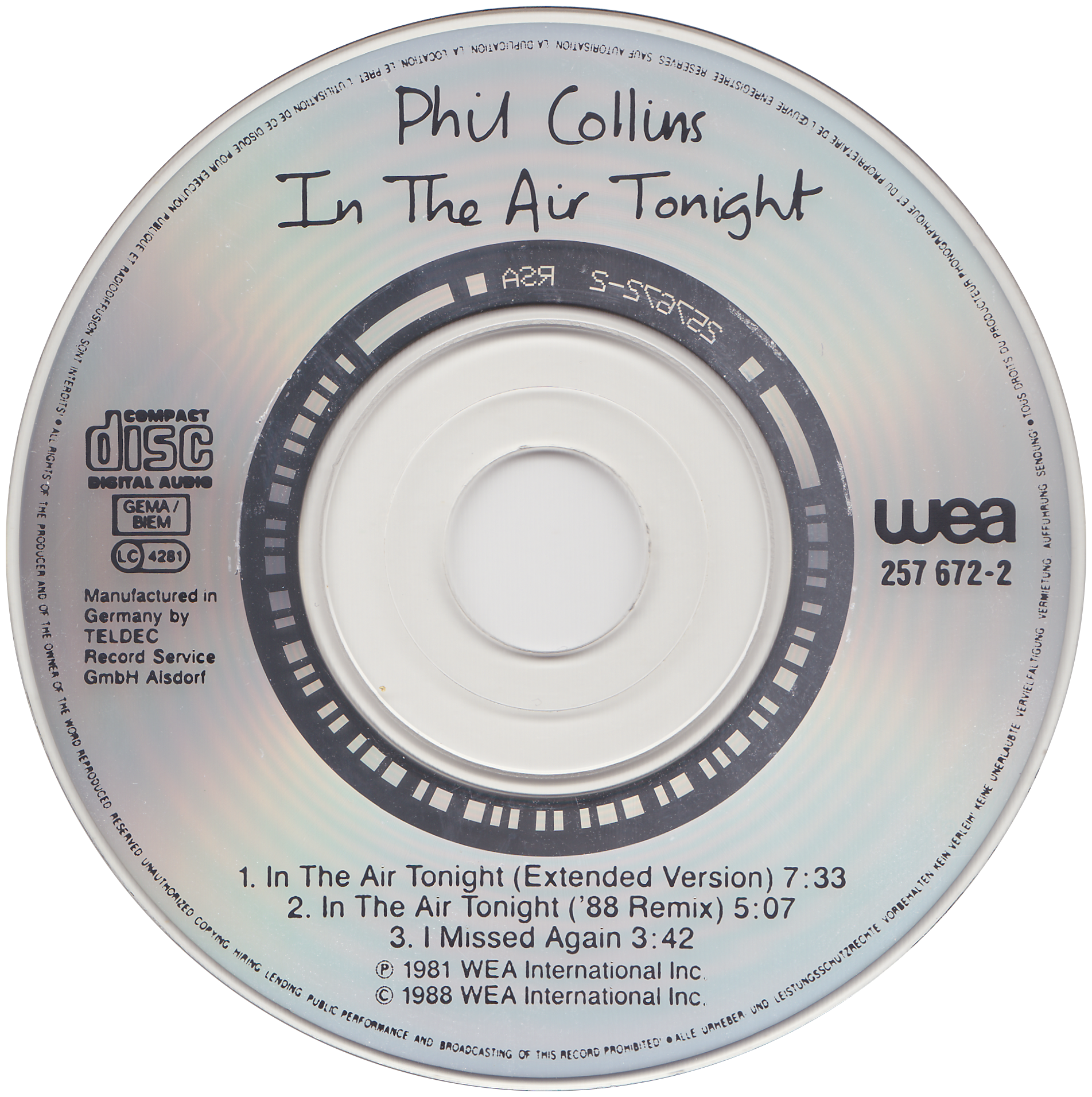 In the Air Tonight – música e letra de XTC Planet